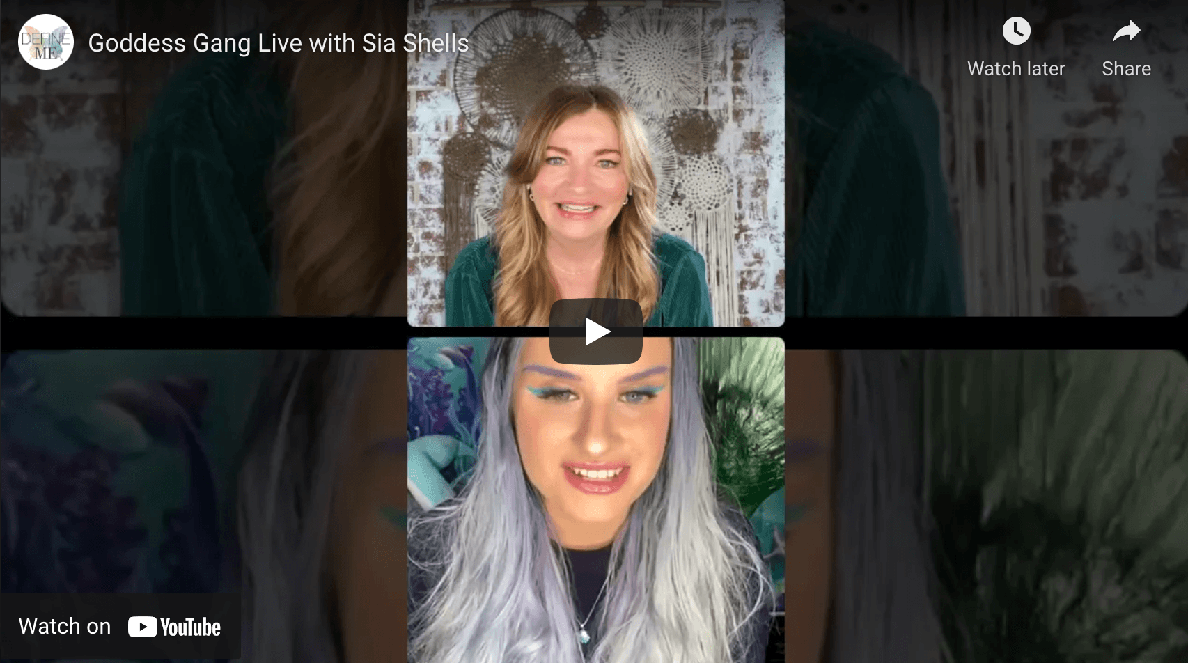 Goddess Gang Live with Sia Shells - DefineMe