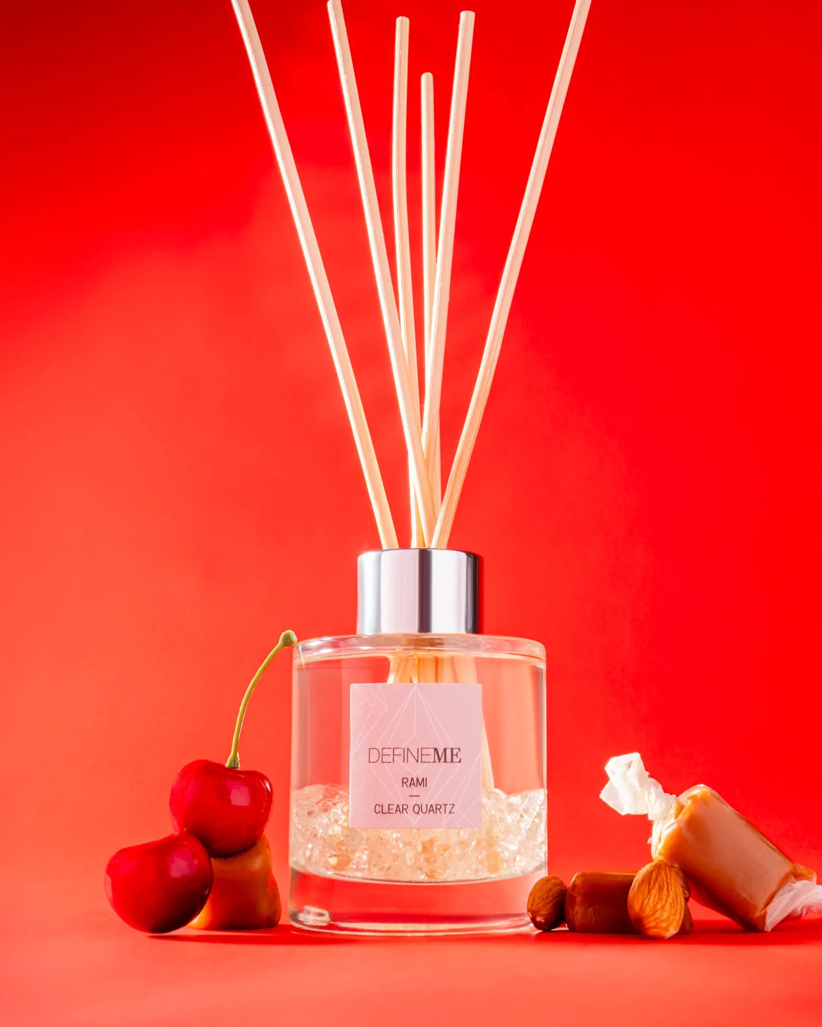 DefineMe Rami - Clear Quartz Crystal Infused Reed Diffuser