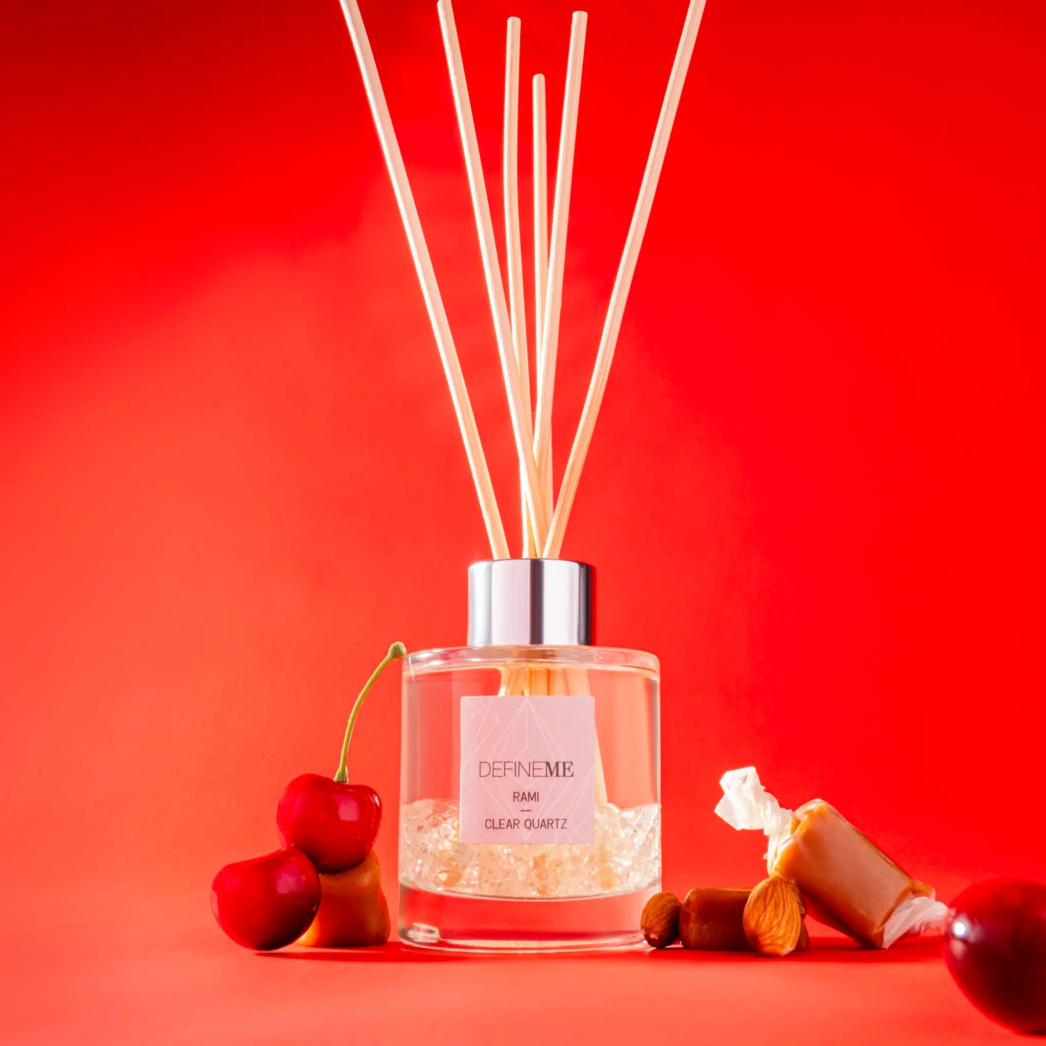 DefineMe Rami - Clear Quartz Crystal Infused Reed Diffuser