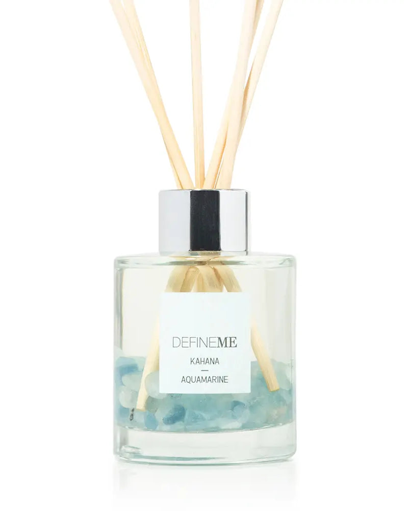 DefineMe Kahana - Aquamarine Crystal Infused Reed Diffuser