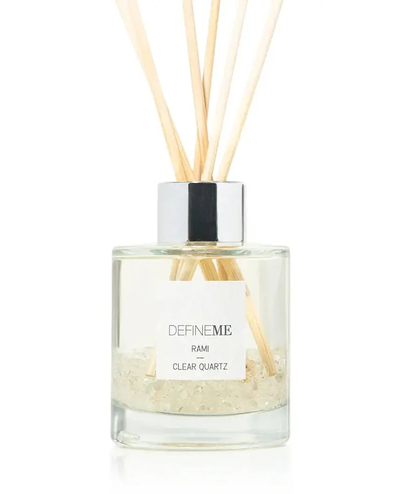 DefineMe Rami - Clear Quartz Crystal Infused Reed Diffuser
