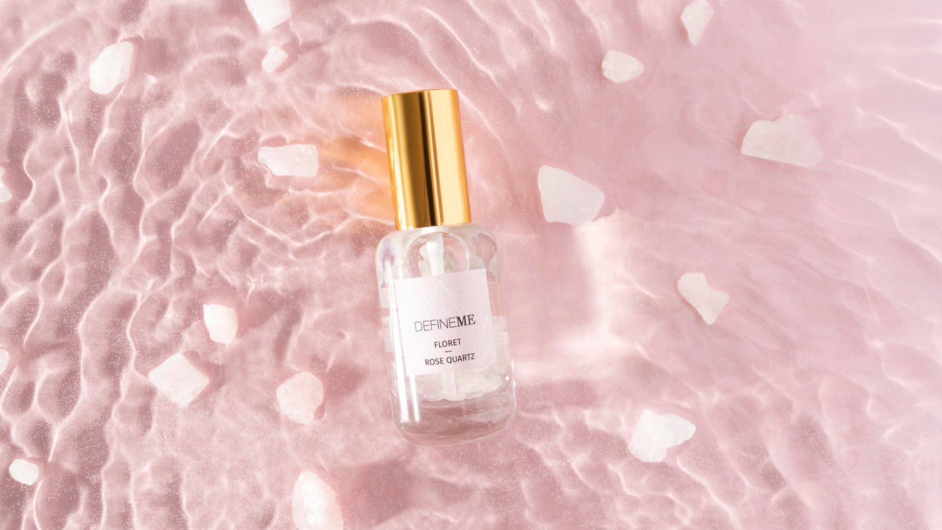 Floret - Rose Quartz Crystal Infused Natural Perfume