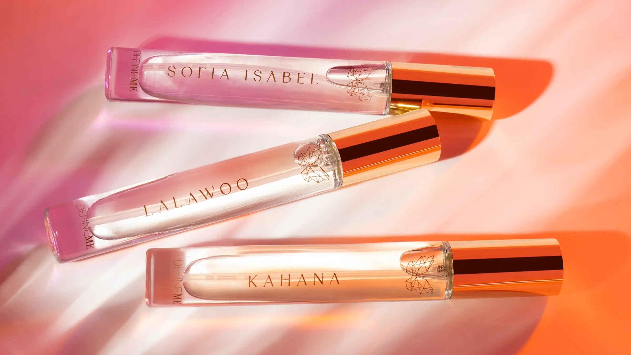 DefineMe travel spray perfumes