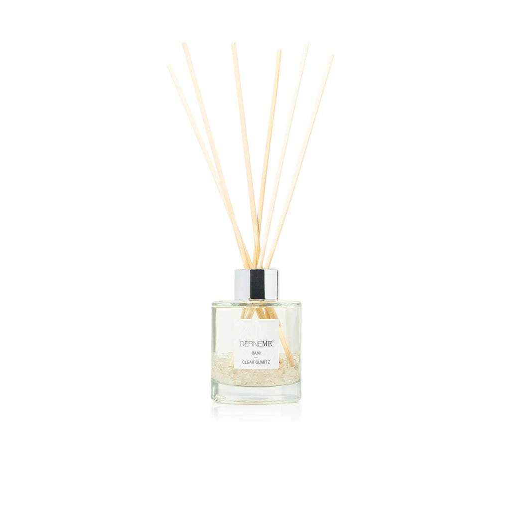 DefineMe Rami - Clear Quartz Crystal Infused Reed Diffuser