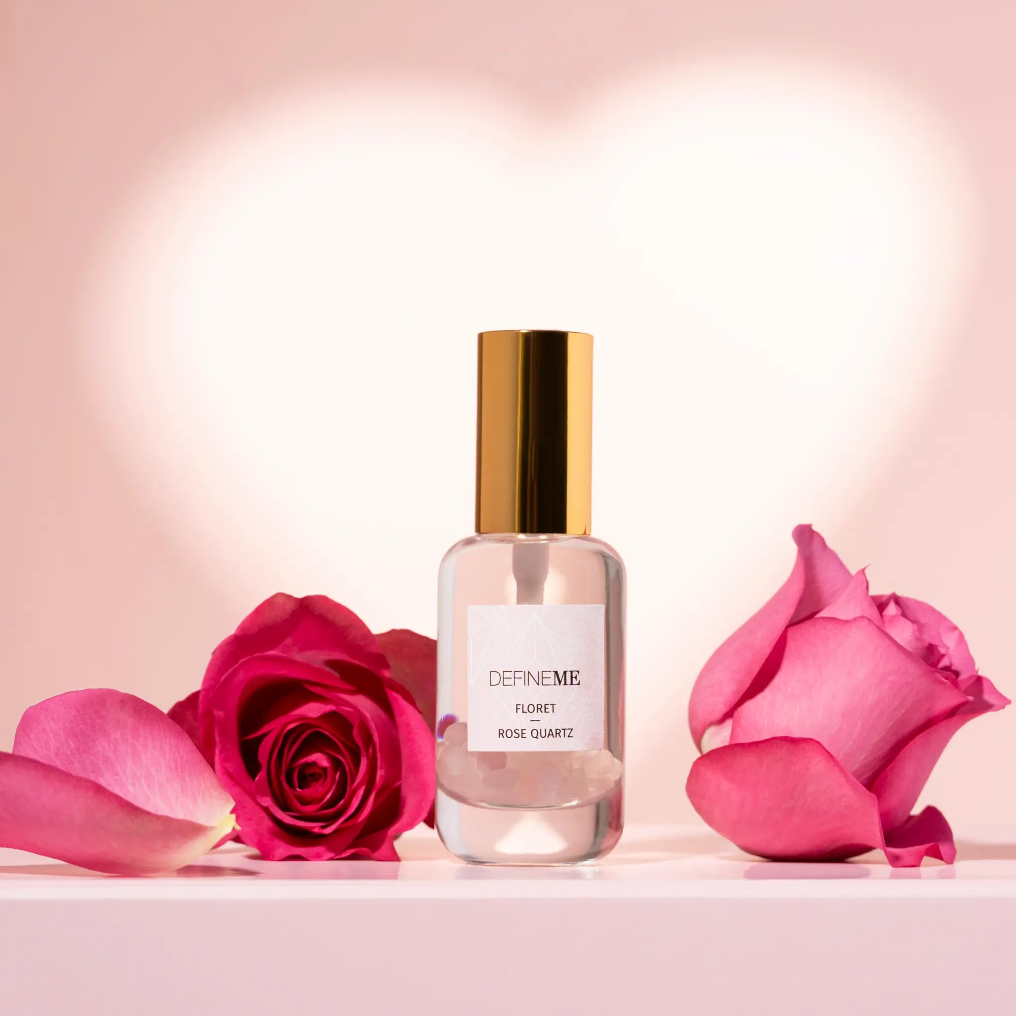 DefineMe Floret - Rose Quartz crystal infused perfume