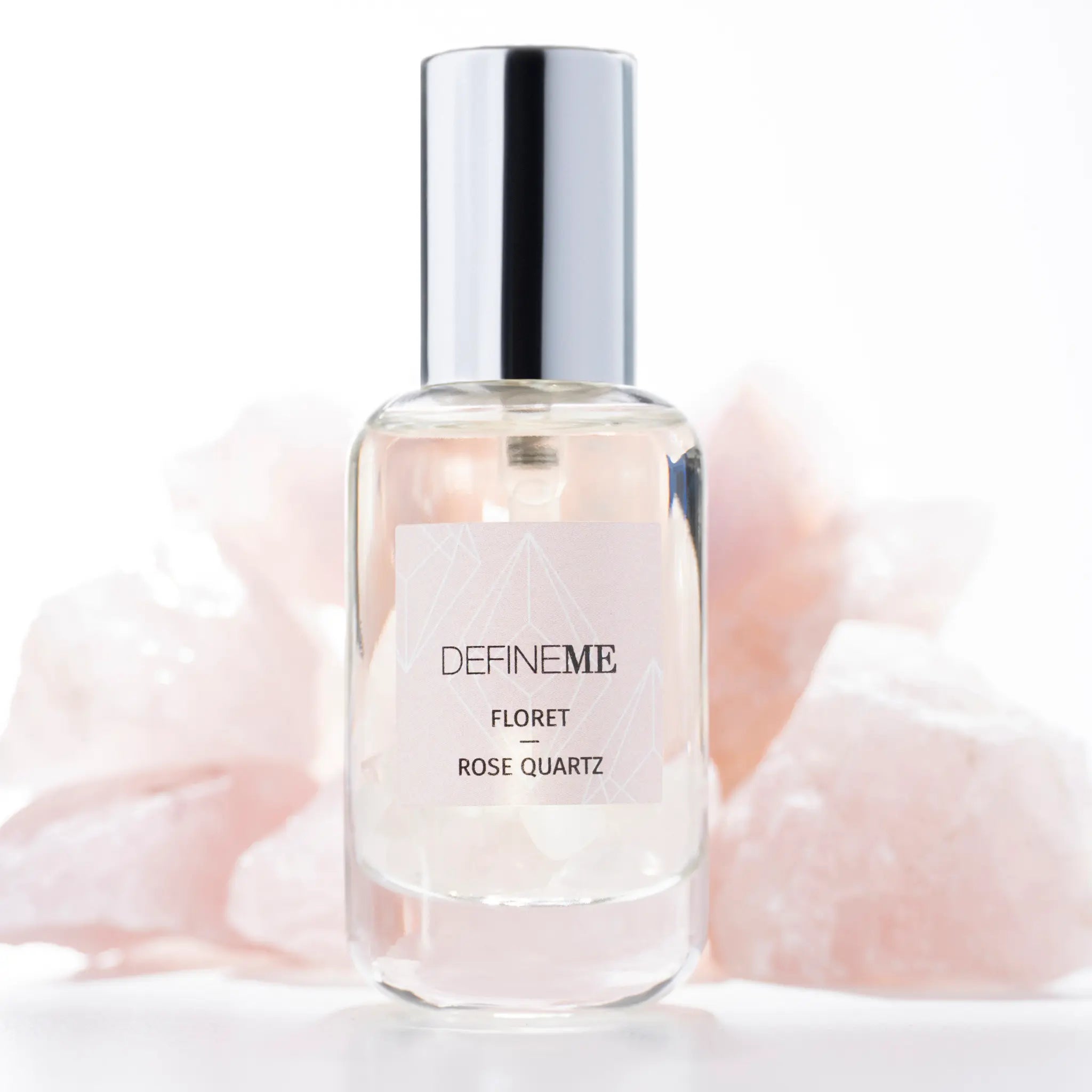 Floret - Rose Quartz Crystal Infused Natural Perfume - DefineMe