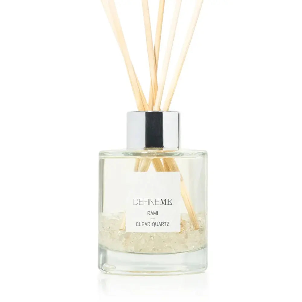 DefineMe Rami - Clear Quartz Crystal Infused Reed Diffuser