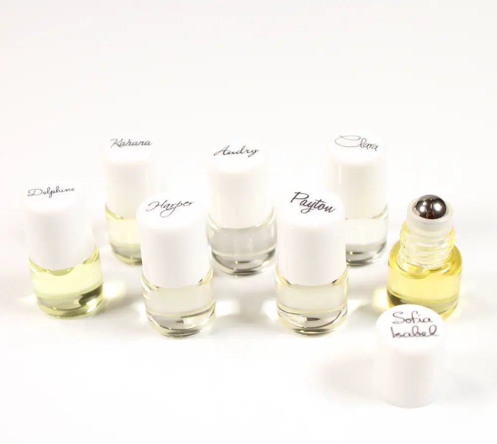 Fragrance oil samples