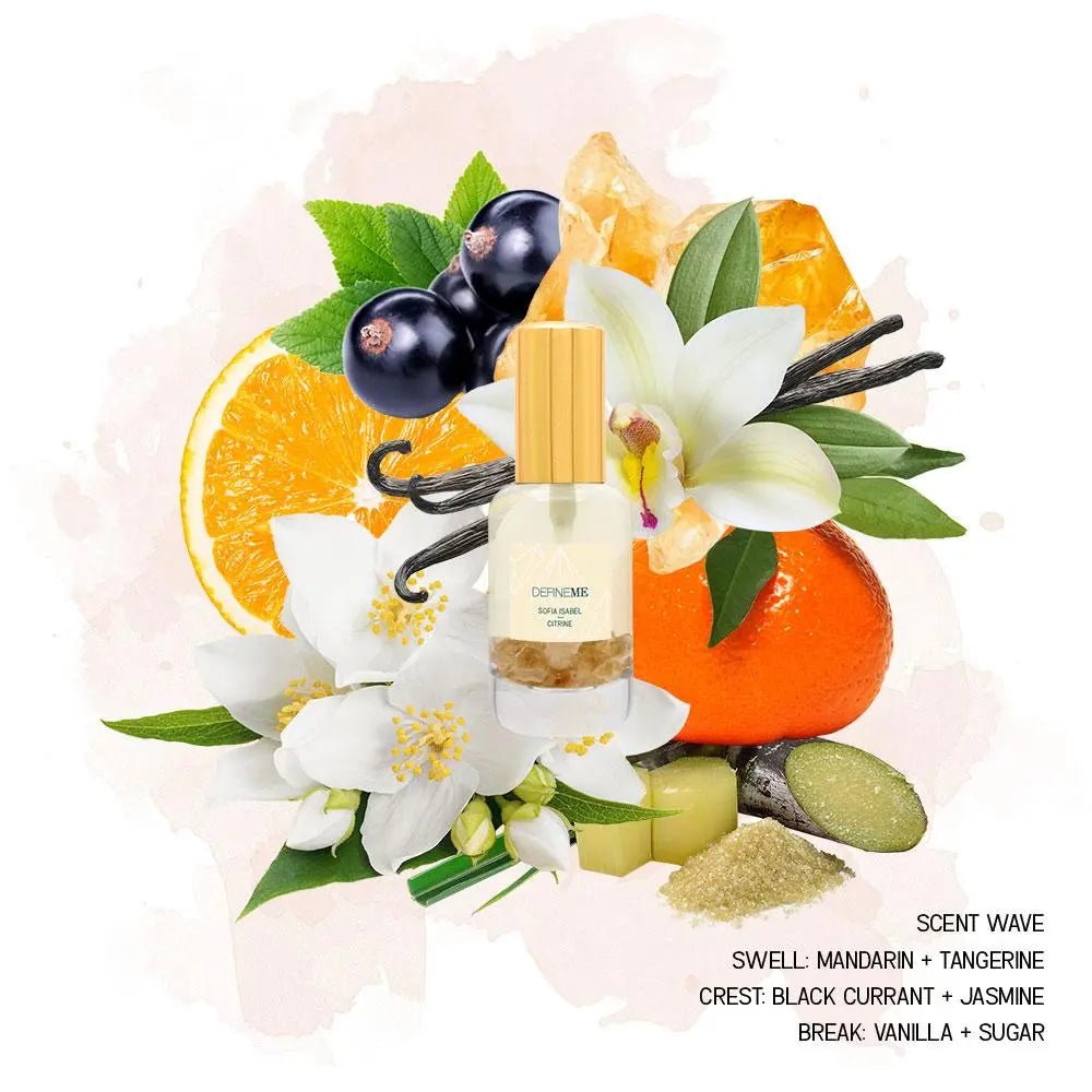 Sofia Isabel - Citrine Crystal Infused Natural Perfume Mist - DefineMe
